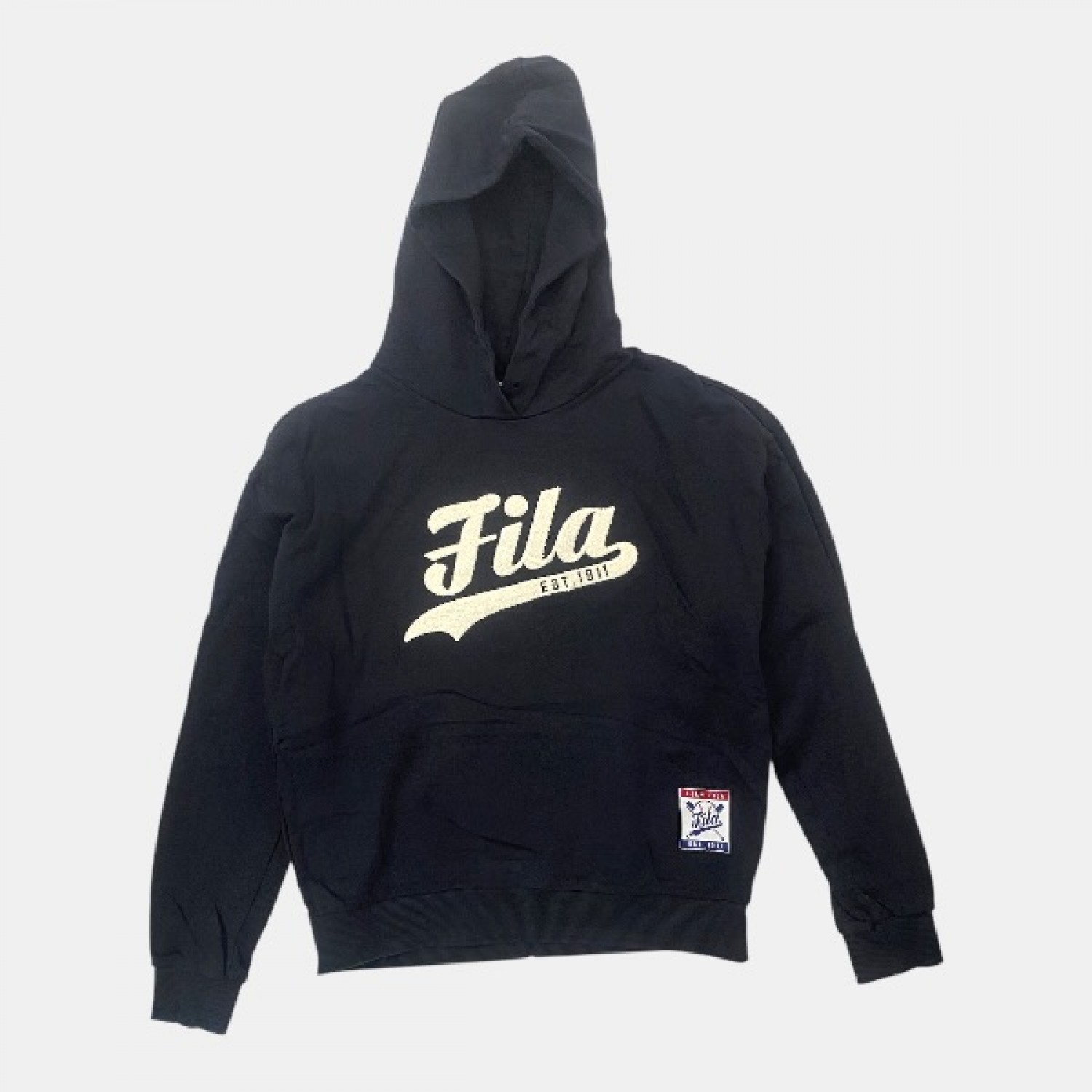 Fila Heritage Ανδρικό Μαύρο Φούτερ με Κουκούλα | Pre Owned